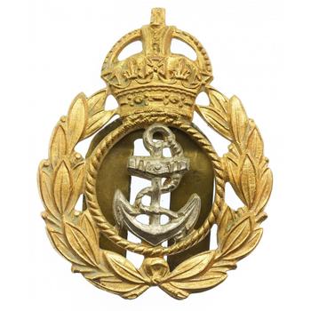 Royal Navy Chief Petty Officer  And Warrant Officer Metal Cap Badge  - main image