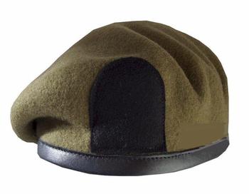 Khaki Beret New Army Issue Khaki Guards Beret With Patch Welsh Guards - main image