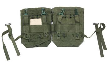 Double Kidney Pouch Genuine 58 webbing Pattern olive green Graded stock - main image