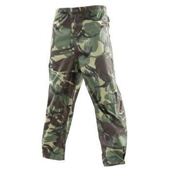 Camo Rainpod Waterproof Kids Woodland Camo Over Trousers New Gelert Brand - main image