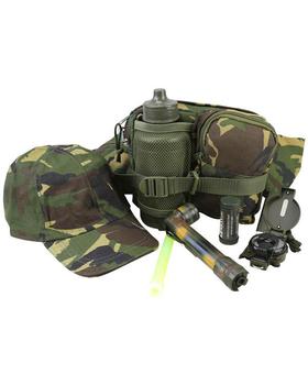 Kids Classic Explorer Kit Waist Bag With Bottle And Accessories Ideal Starter Kit DPM Or BTP Camo - main image