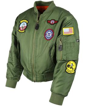 Kids ma1 Jacket With Badges - main image