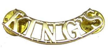 Staybright Kings Regiment Shoulder Title - main image