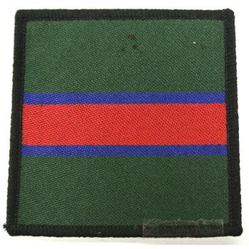 Kings Regiment cloth sew on Div sign