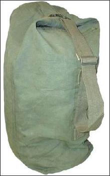 Army Canvas Kit Bag, Olive Green Used Grade 1 Condition