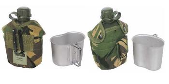 DPM Bottle And Cup Quality Plastic Water Bottle And Alloy Cup In DPM Pouch - main image