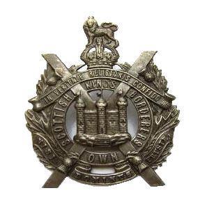 Kings Own Scottish Borderers Cap Badge - Scottish Cap Badge - main image