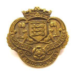 Lancashire Voluntees Cap badges NE lanc, Wigan, 1st