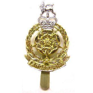 The lancastrian Brigade staybright cap badge