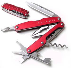 Original Leatherman Juce C2 Red Pocket Survival Tool (LJC2)