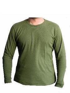 Olive Green Long Sleeved Army Issue Thermal Vest Top ~ New