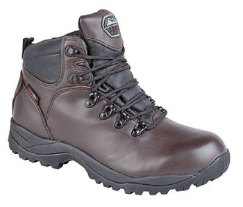 Waterproof Breathable Brown Leather walking boot M077B Super Lightweight Hiking Boot