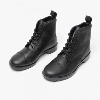 Cadet Boot Black Grain Leather  - main image