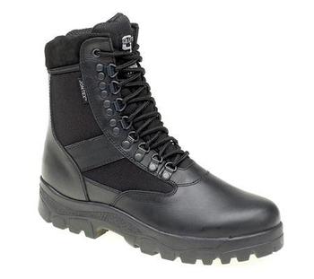 Combat Boots Water Repellent and Breathable Black Leather Grafters Sniper Combat Boots (M482A)