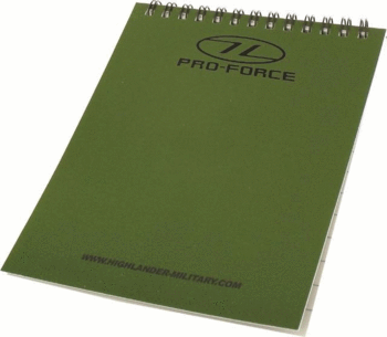 Waterproof Notebook 50 sheets - Highlander in 2 sizes