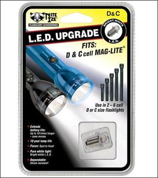 L.E.D. Upgrade Bulb for All C & D Cell Maglite Torches