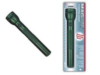 New Green Maglite 3 D Cell Flash Light Torch