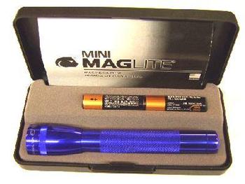 Maglite brand Boxed purple AA torch