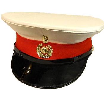 Royal Marine Style Peak Cap, Royal Marines Cap No Badge - main image