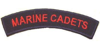  Marine Cadets- Cloth shoulder title 