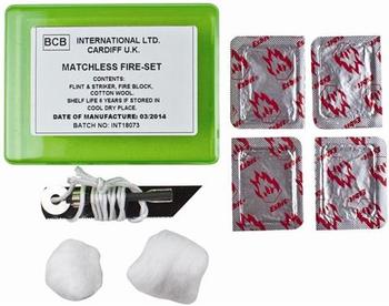 Matchless Fire set, BCB Matchless Fire-starting Set