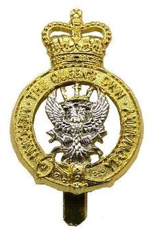 Queens Own Mercian Yeomanry cap badge