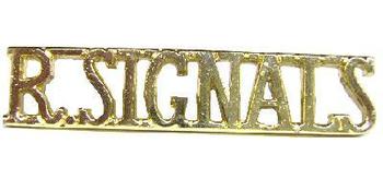 Staybright Royal Signals Shoulder title