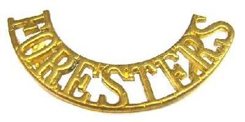 Brass Foresters Shoulder title