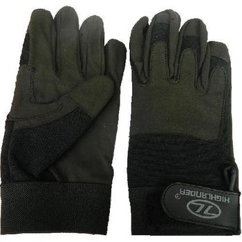 Black Tactical Gloves Highlander Mission Gloves New Black Suede Glove GL034 - main image