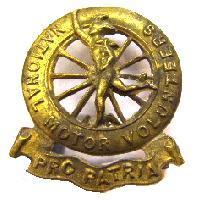 National Motor Volunteers cap badge