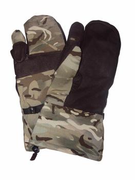 Handschuhe Britische Armee Original Goretex Finger Trigger Outer Mittens olive