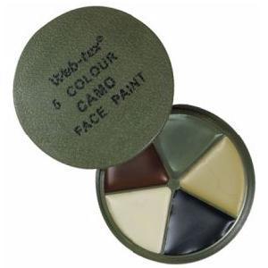 MTP Face Paint New 5 colour MTP Camo face Cream with mirror