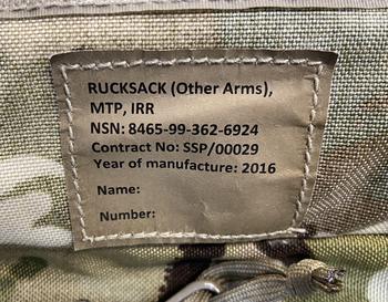 MTP Other Arms Rucksack Bergen New Genuine British Army issue MTP Multicam Rucksack - main image