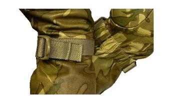 Multi Cam MTP Warm Weather Leather Combat Gloves, New - main image