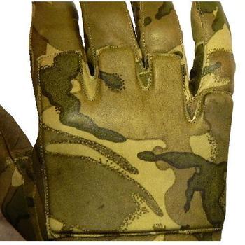 Multi Cam MTP Warm Weather Leather Combat Gloves, New - main image