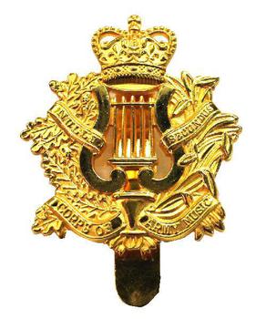 Corps Of Army Music Cap Badge - main image