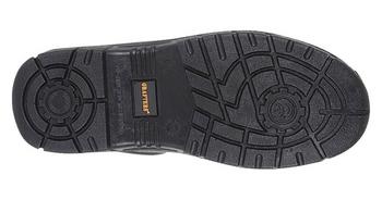 Black Safety Uniform Shoe Plain Steel Toe Shoe With Steel Midsole (M361A) - main image
