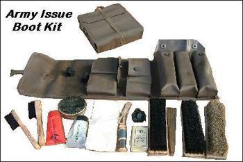 Military Issue Boot and Repair Kit In Its own Case, Used