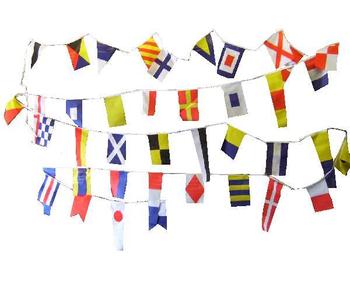 Nautical bunting 12.6 m length with 40 flags
