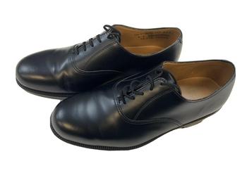 Black Royal Navy parade shoes - main image