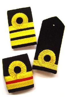 New Royal Naval Gold wire Epaulets / slides