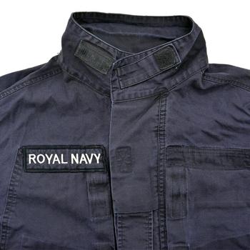 Royal Navy Naval Warm Weather FR RN Blue Zip Front Shirt, New / Used Graded - main image