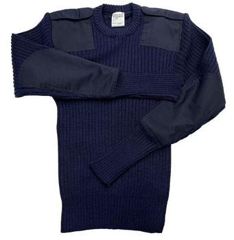Navy Blue Round Neck Utility Jumper - main image