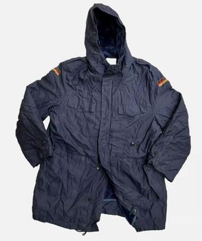 Navy German Army Cold Weather Bundeswehr Parka With Fleece Liner Genuine Vintage Blue Parker - main image