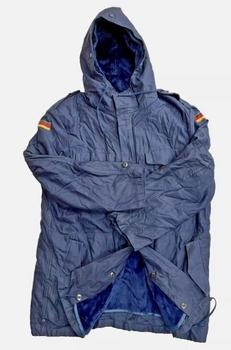 Navy German Army Cold Weather Bundeswehr Parka With Fleece Liner Genuine Vintage Blue Parker - main image