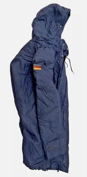 Navy German Army Cold Weather Bundeswehr Parka With Fleece Liner Genuine Vintage Blue Parker - main image