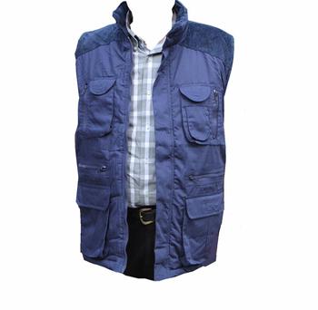 Body Warmer Gilet Warm Lined With Lots Of Pockets Multi Pocket Padded Waist Coat, New - main image