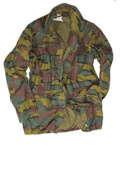 Belgium M90 Camo Vintage Jigsaw Full Zip Up Combat Jacket, Like New - main image