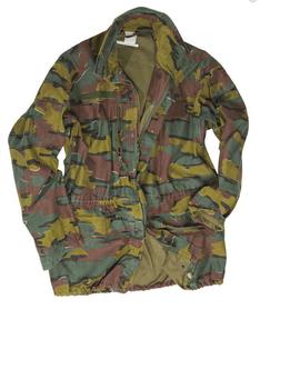 Belgium m90 Camo Vintage Jigsaw Full Zip up Combat Jacket, Like New