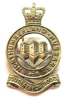 Northumberland Hussas Cap badge